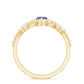 Natural Marquise Tanzanite Diamond Engagement Ring Set