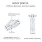 Certified Moissanite Trio Bridal Ring Set for Women