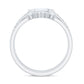 Certified Moissanite Trio Bridal Ring Set for Women