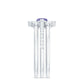 Certified 0.6 Carat Real Marquise Tanzanite 3 Piece Wedding Ring Set with Diamond