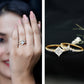 Princess Cut Moissanite Wedding Ring Set for Women