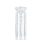1.25 Carat Princess Cut Moissanite 3 Piece Bridal Ring Set