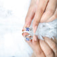 Certified 1.5 Carat Lab Grown Blue Sapphire Princess Cut Engagement Ring with Diamond