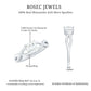 Princess Cut Moissanite Crossover Engagement Ring for Women