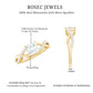 Princess Cut Moissanite Crossover Engagement Ring for Women