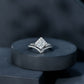 Certified Princess Cut Moissanite Wedding Ring Set for Women
