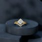 Certified Princess Cut Moissanite Wedding Ring Set for Women