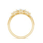 Princess and Round Cut Moissanite Wedding Ring Set