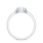 Asscher Cut Moissanite Engagement Ring with Certificate