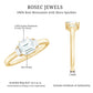 Asscher Cut Moissanite Engagement Ring with Certificate