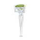 Natural 2 Carat Peridot Heart Engagement Ring with Diamond Crossover Shank