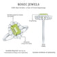 Natural 1.8 Carat Peridot Emerald Cut Engagement Ring with Diamond Halo