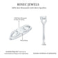 Certified Moissanite Heart Promise Ring with Split Shank