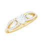 Certified Moissanite Heart Promise Ring with Split Shank