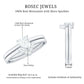 Heart Shaped Moissanite Solitaire Wedding Ring Set for Women