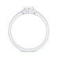 Heart Shaped Moissanite Solitaire Wedding Ring Set for Women