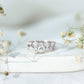 Heart Shape Moissanite Vintage Wedding Ring Set