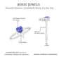 Natural Tanzanite Diamond Heart Promise Ring for Engagement