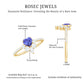 Natural Tanzanite Diamond Heart Promise Ring for Engagement
