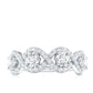Round Moissanite Infinity Wedding Band Ring
