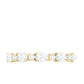 Certified Moissanite Half Eternity Stackable Ring for Women