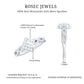 Princess Cut Moissanite Infinity Promise Ring with Half Halo