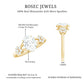 Oval Cut Moissanite Flower Engagement Ring in Split Shank