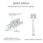 Nature Inspired Moissanite Anniversary Ring for Women