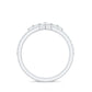 Princess and Round Cut Moissanite Designer Wedding Band