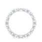 Certified Moissanite Designer Wedding Band