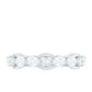 Certified Moissanite Designer Wedding Band