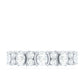 Oval Cut Moissanite Full Eternity Wedding Band