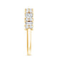 Certified Moissanite Half Eternity Wedding Band for Women