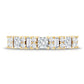 Certified Moissanite Half Eternity Wedding Band for Women
