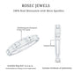 Moissanite Half Eternity Stackable Band Ring