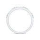 Moissanite Half Eternity Stackable Band Ring