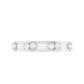 Moissanite Half Eternity Stackable Band Ring