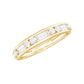 Moissanite Half Eternity Stackable Band Ring