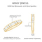 Moissanite Half Eternity Stackable Band Ring