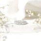 Double Row Moissanite Eternity Wedding Band