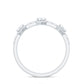 Round Cut Moissanite Half Eternity Band Ring