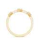 Round Cut Moissanite Half Eternity Band Ring