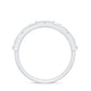 Bar Set Moissanite Baguette Wedding Band Ring