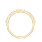 Bar Set Moissanite Baguette Wedding Band Ring