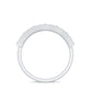 Baguette and Round Cut Moissanite Stackable Eternity Band