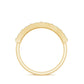 Baguette and Round Cut Moissanite Stackable Eternity Band
