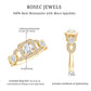 Vintage Inspired Moissanite Halo Engagement Ring with Certificate