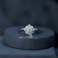 Anillo de Compromiso de Moissanita de Inspiración Vintage Con Certificado