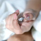 1.5 Carat Solitaire Moissanite Heart Promise Ring
