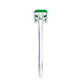 Real Emerald Cut Emerald East West Engagement Ring with Diamond